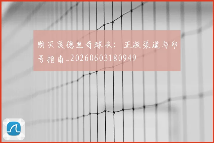 购买莫德里奇球衣:正版渠道与印号指南_20260603180949